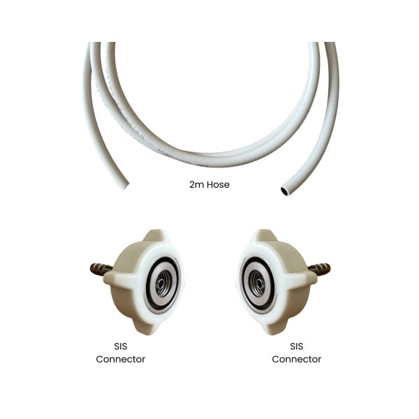 OXYGEN HOSE W/ DUAL SIS CONNECTORS