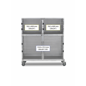 SHOR-LINE 1.52m (5') STAINLESS STEEL CAGE BANK