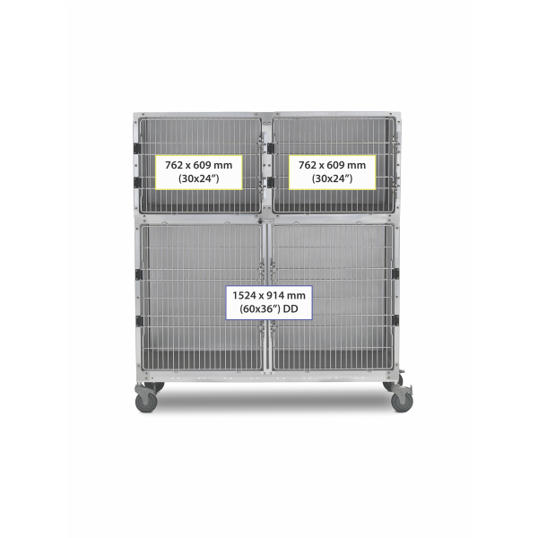 SHOR-LINE 1.52m (5') STAINLESS STEEL CAGE BANK