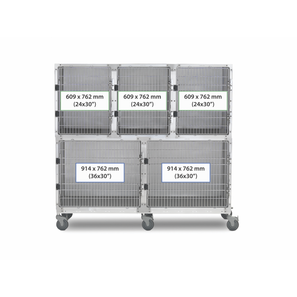 SHOR-LINE 1.83m (6') STAINLESS STEEL CAGE BANK