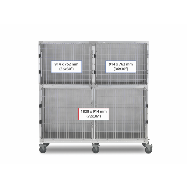 SHOR-LINE 1.83m (6') STAINLESS STEEL CAGE BANK