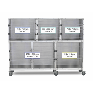 SHOR-LINE 2.44m (8') STAINLESS STEEL CAGE BANK