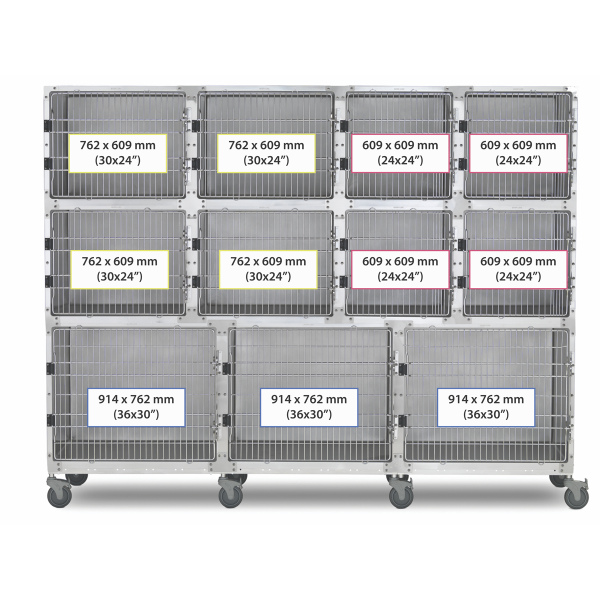 SHOR-LINE 1.83m (6') STAINLESS STEEL CAGE BANK