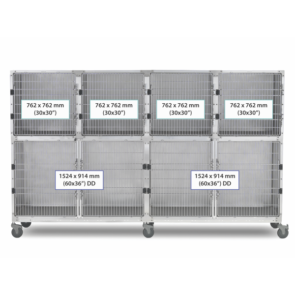 SHOR-LINE 3.04m (10') STAINLESS STEEL CAGE BANK
