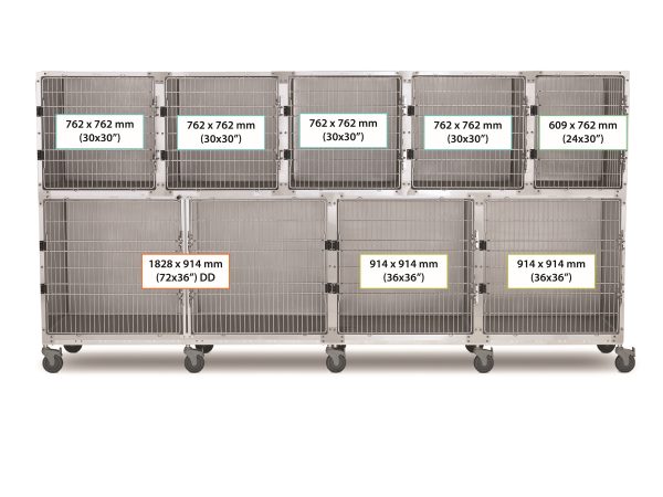SHOR-LINE 3.65m (12') STAINLESS STEEL CAGE BANK