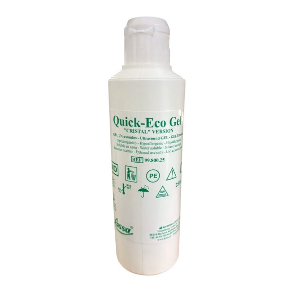 QUICK ECO ULTRASOUND GEL CLEAR BOTTLE 250mL