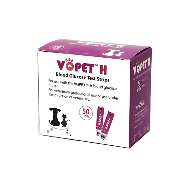 VQPET H BLOOD GLUCOSE STRIPS
