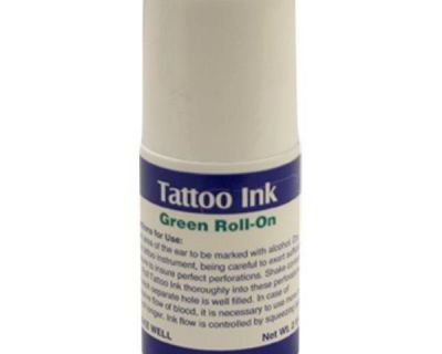 TATTOO INK GREEN 2 oz ROLL-ON