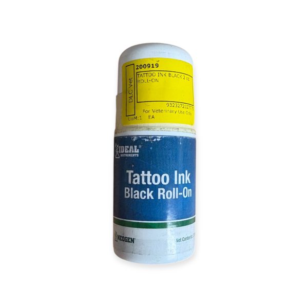 TATTOO INK BLACK ROLL-ON - 2 oz