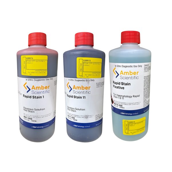 STAIN DIFF-QUICK SET (#1, #2 & FIXATIVE)