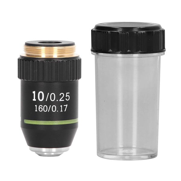 10X ACHROMATIC OBJECTIVE FOR UNIVET MOBE-402 MICROSCOPE - Image 2