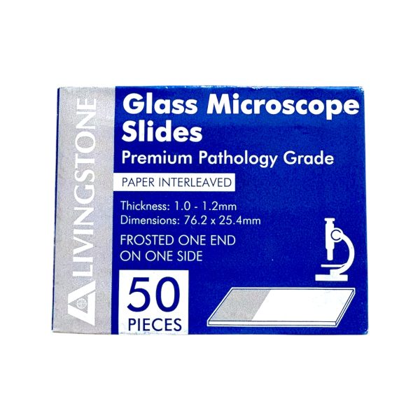 MICROSCOPE SLIDES, FROSTED (PK 50)