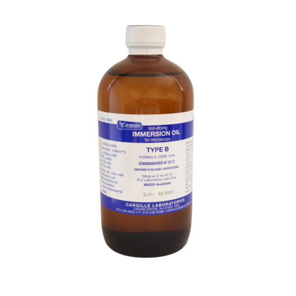 MICROSCOPE IMMERSION OIL 480mL