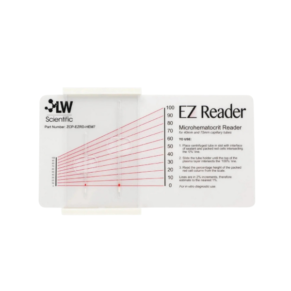EZ READER MICROHEMATOCRIT CARD