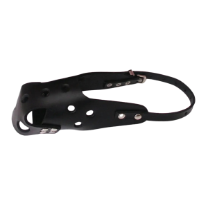 LEATHER DOG MUZZLE - MEDIUM
