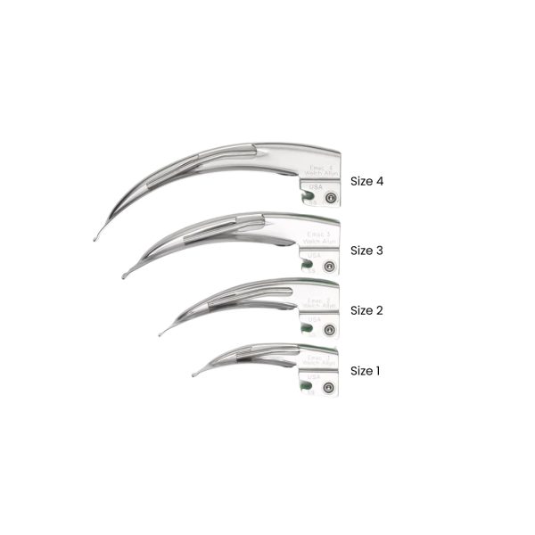 WELCH ALLYN MACINTOSH FIBRE OPTIC LARYNGOSCOPE BLADE - SIZE 3