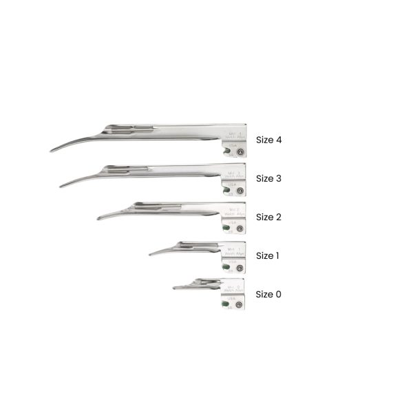WELCH ALLYN MILLER LED FIBRE OPTIC LARYNGOSCOPE SET - Image 2