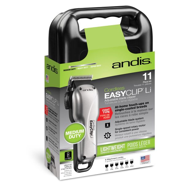 ANDIS EASYCLIP LI CORDLESS CLIPPER KIT - Image 3