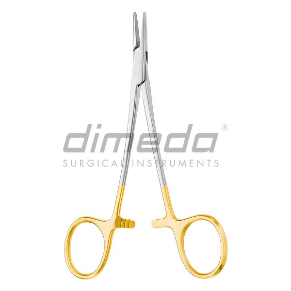 DIMEDA NEEDLE HOLDER, HALSEY - 13cm (Left Handed)
