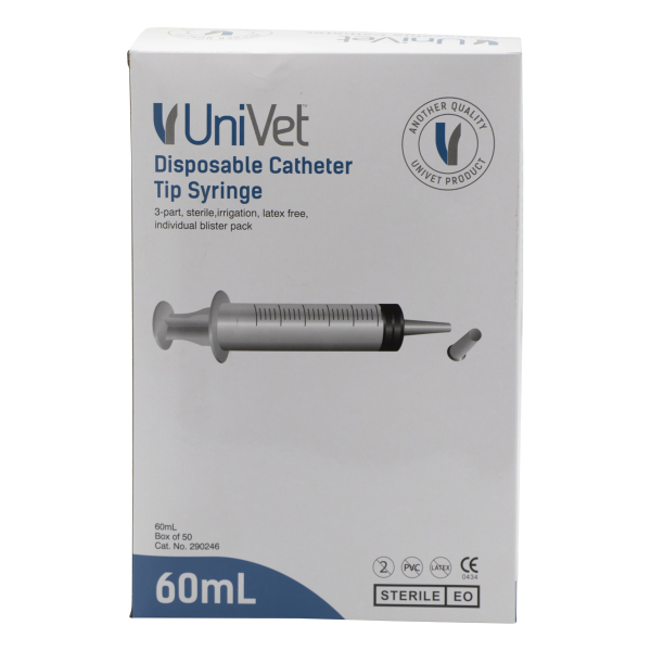 UNIVET IRRIGATION SYRINGE - 60mL