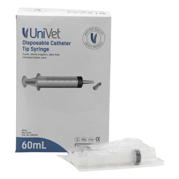 UNIVET IRRIGATION SYRINGE - 60mL - Image 2