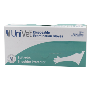UNIVET NECK STRAP SOFT EXAM GLOVE – GREEN
