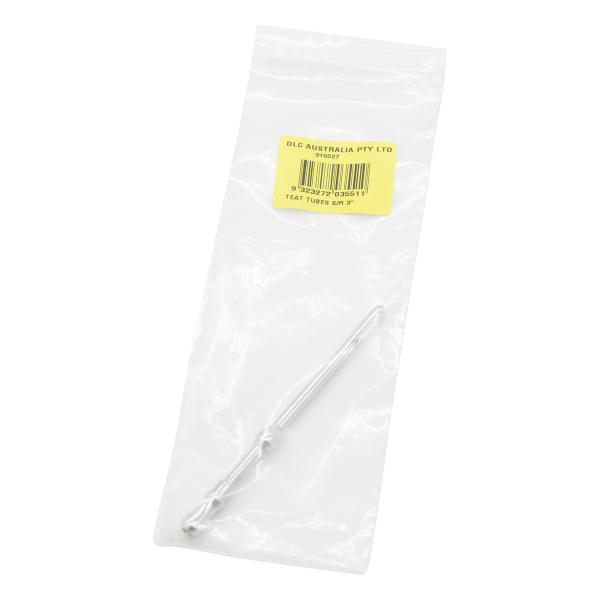 TEAT TUBES 3" SELF RETAINING STAINLESS STEEL - Image 2