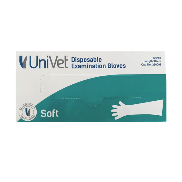 UNIVET SOFT EXAM GLOVE - GREEN