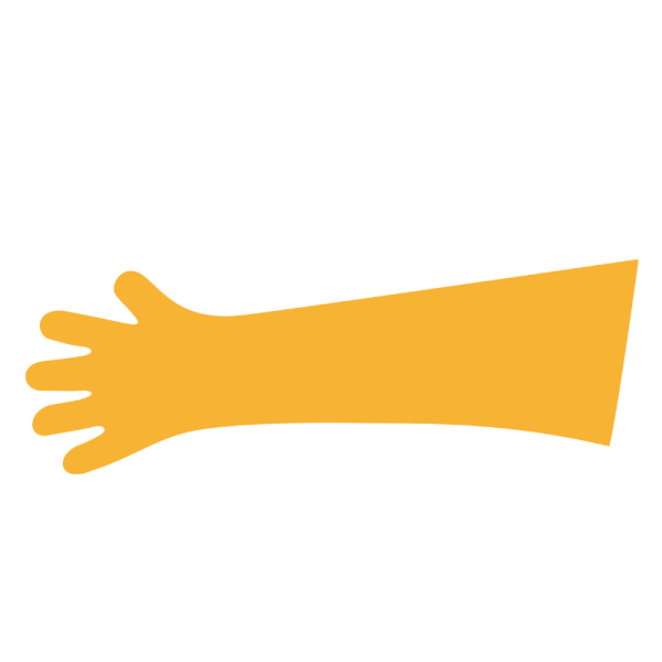 UNIVET SUPER SENSITIVE EXAM GLOVE -  ORANGE - Image 2