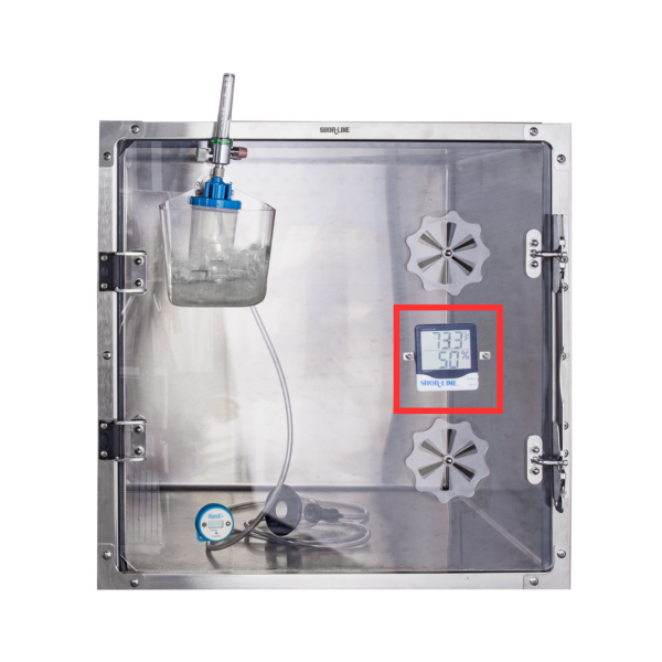 SHOR-LINE THERMOMETER FOR OXYGEN THERAPY CAGE