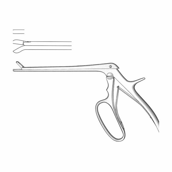 FERRIS-SMITH RONGEUR CURVED DOWN 3X10MM 18CM SHAFT