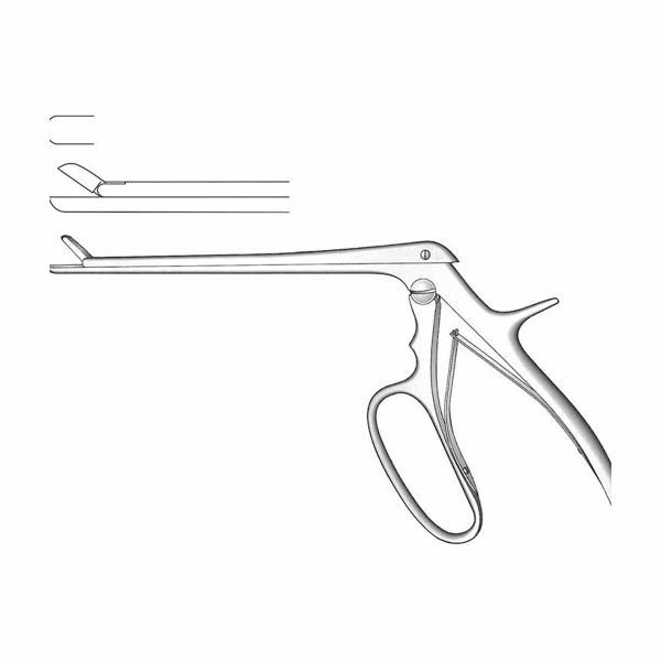 FERRIS-SMITH RONGEUR CURVED DOWN 4X10MM 18CM SHAFT