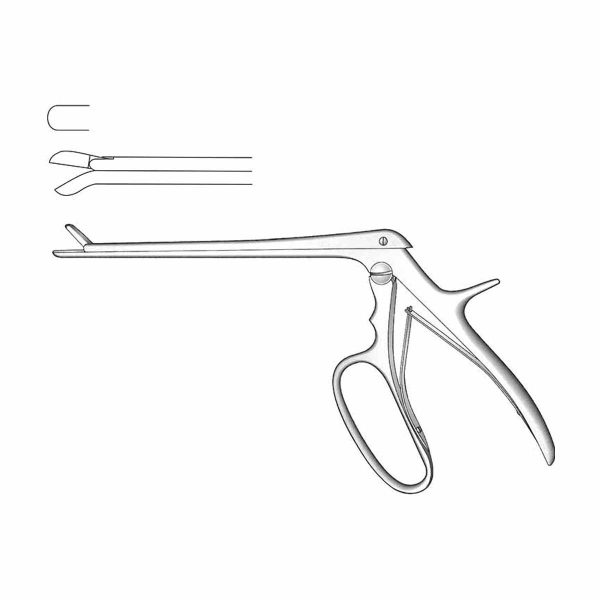 FERRIS-SMITH RONGEUR CURVED DOWN 6X10MM 18CM SHAFT