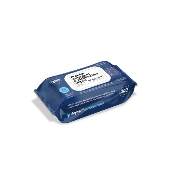 REYNARD PREMIER DETERGENT & DISINFECTANT WIPES