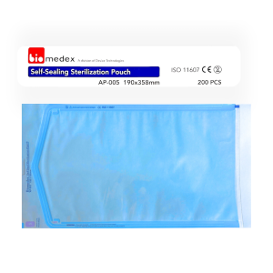 AUTOCLAVE POUCHES 190x330/358