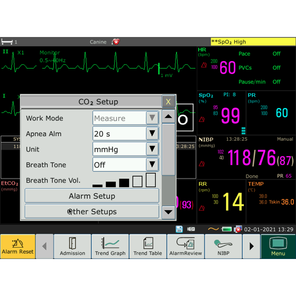 EDAN X10 VET MULTIPARAMETER MONITOR - Image 4